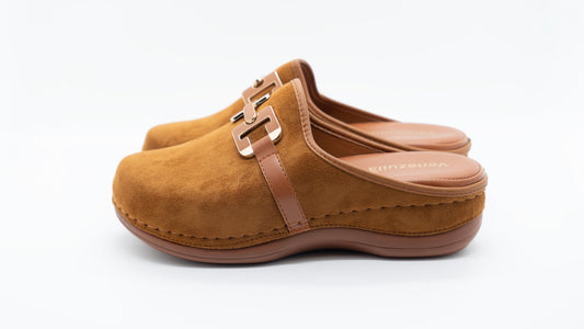 Sabot Confort Femme Camel (Dan)