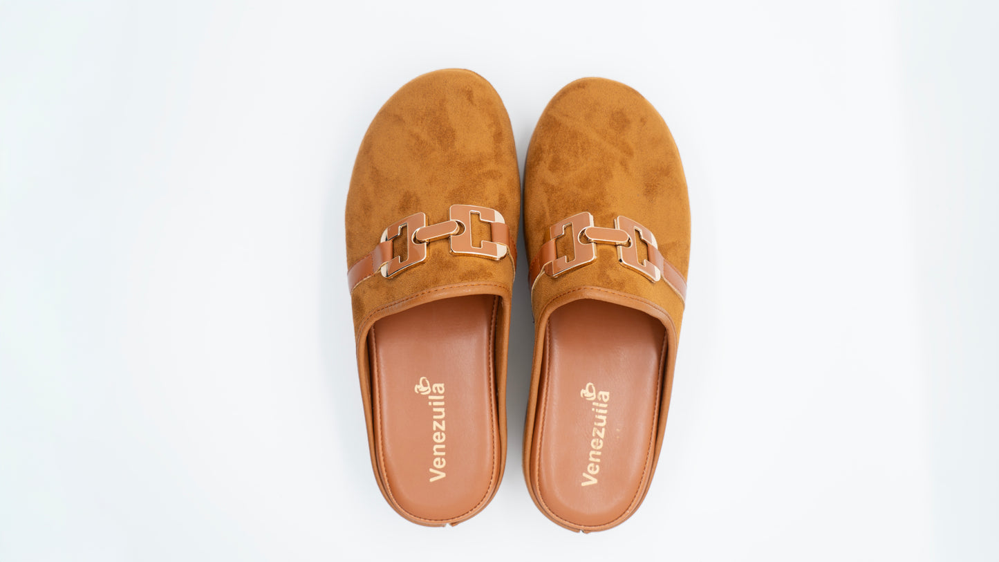 Sabot Confort Femme Camel (Dan)