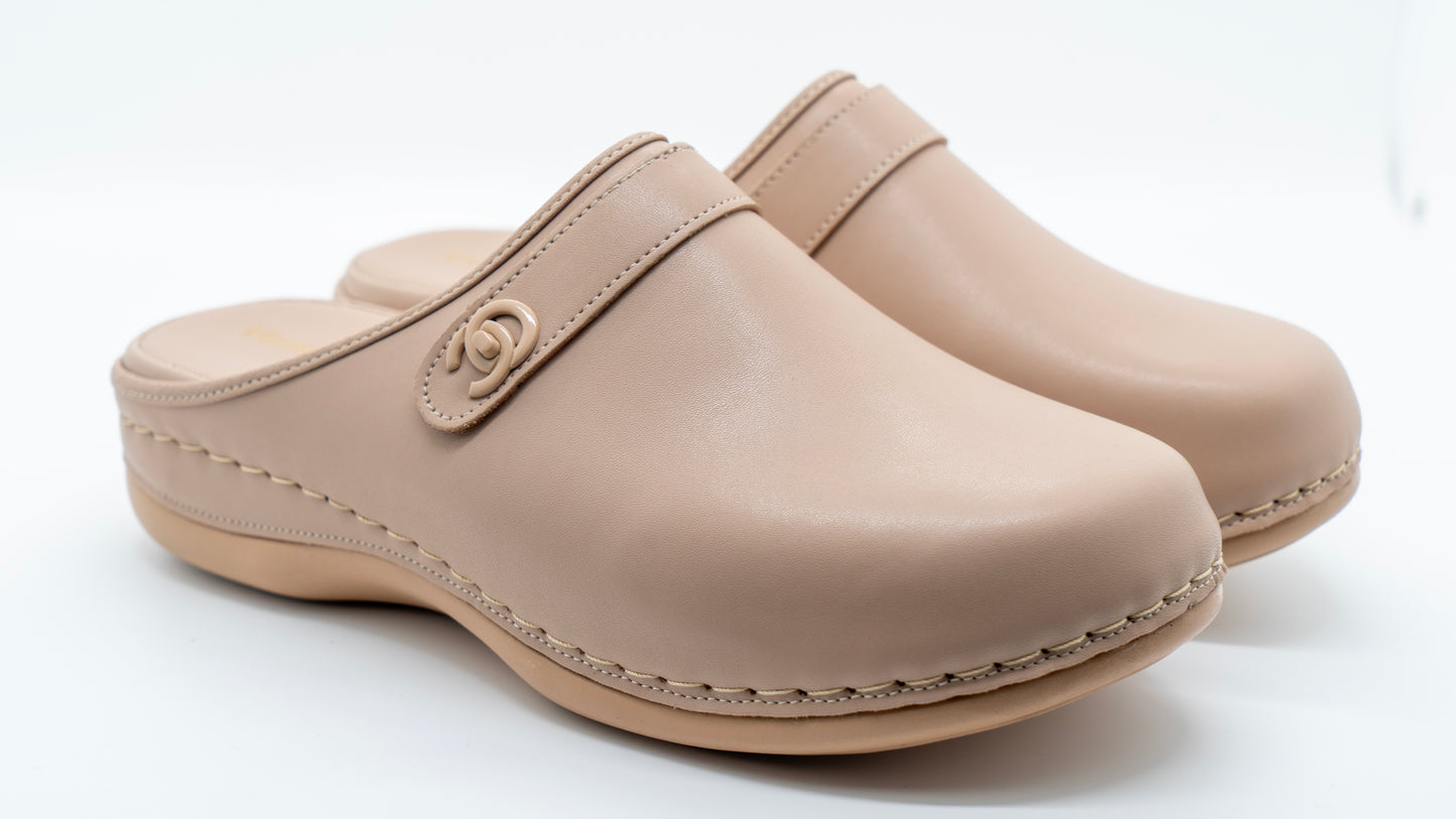 Sabot Confort  Femme Beige