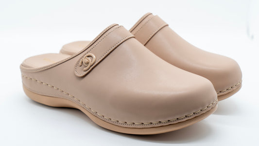 Sabot Confort  Femme Beige