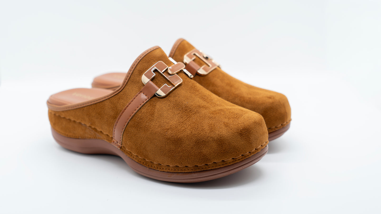 Sabot Confort  Femme Camel (Dan)