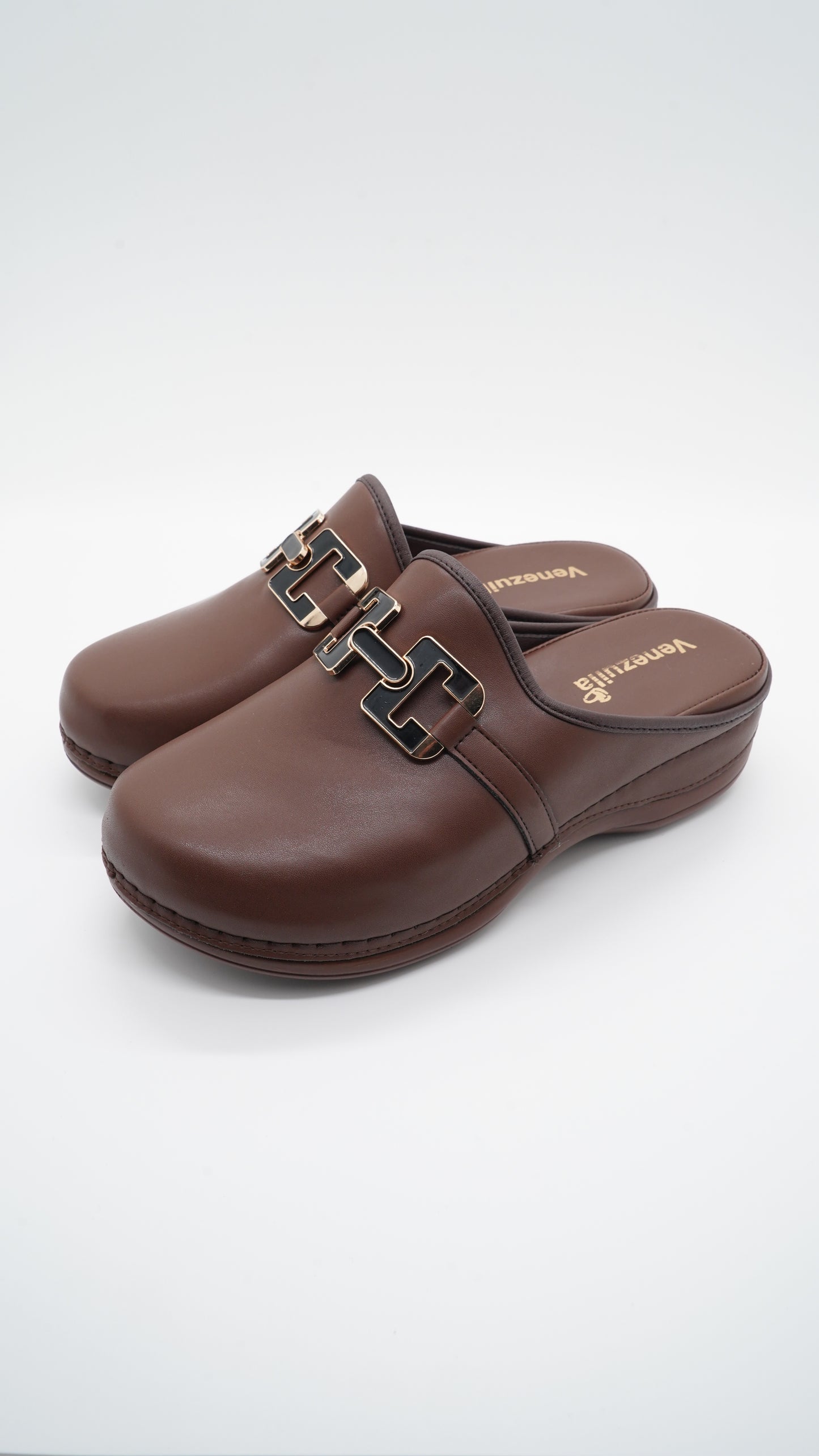 Sabot Elégant Femme Maron (Mat)